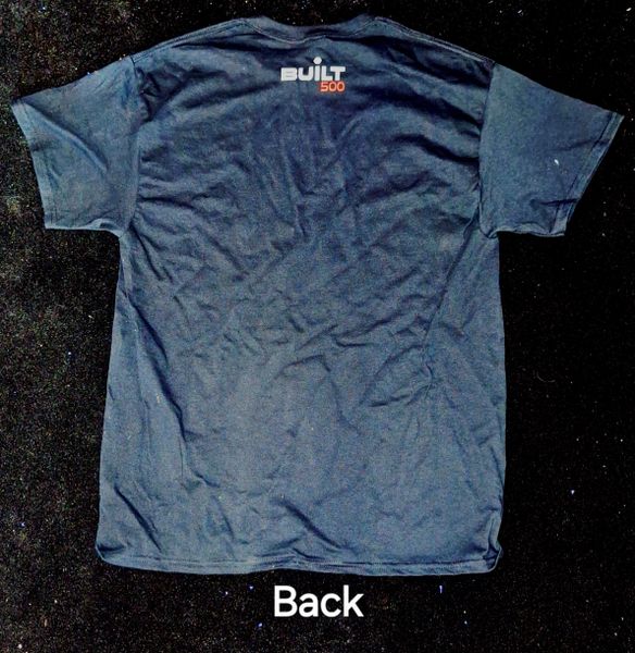 Built500 T Shirt red logo